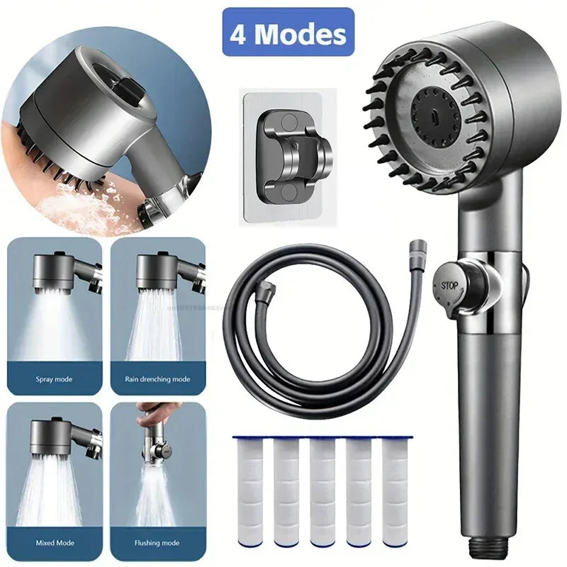 High-pressure spa head