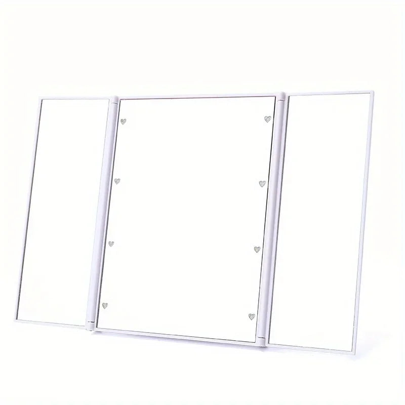 LED Makeup Mirror - Ideal for Travel and Touch-Ups!