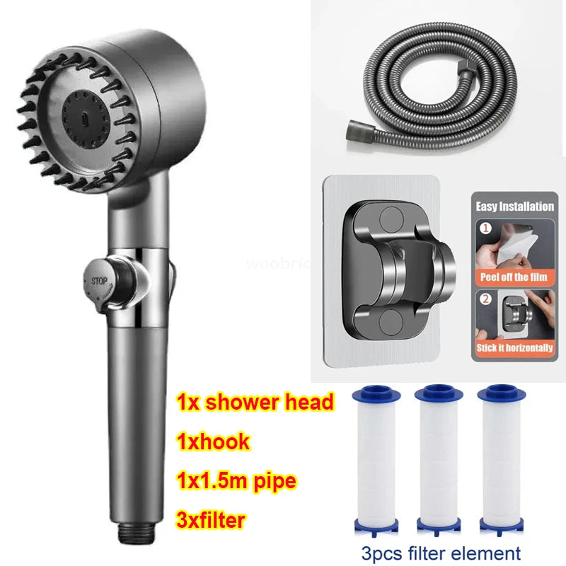 High-pressure spa head