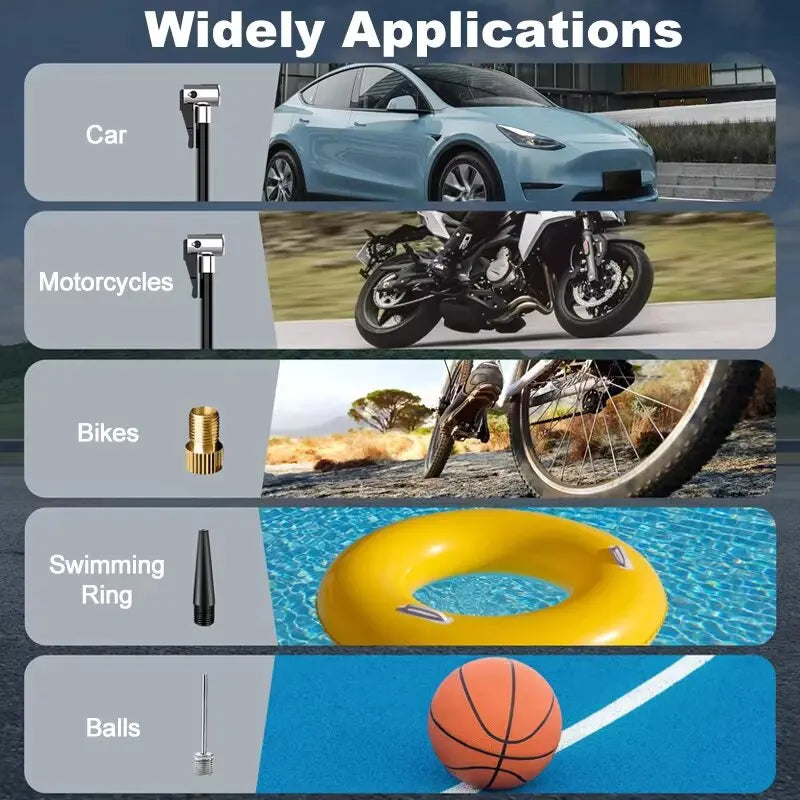 Portable Wireless Tire Inflatable Pump Car