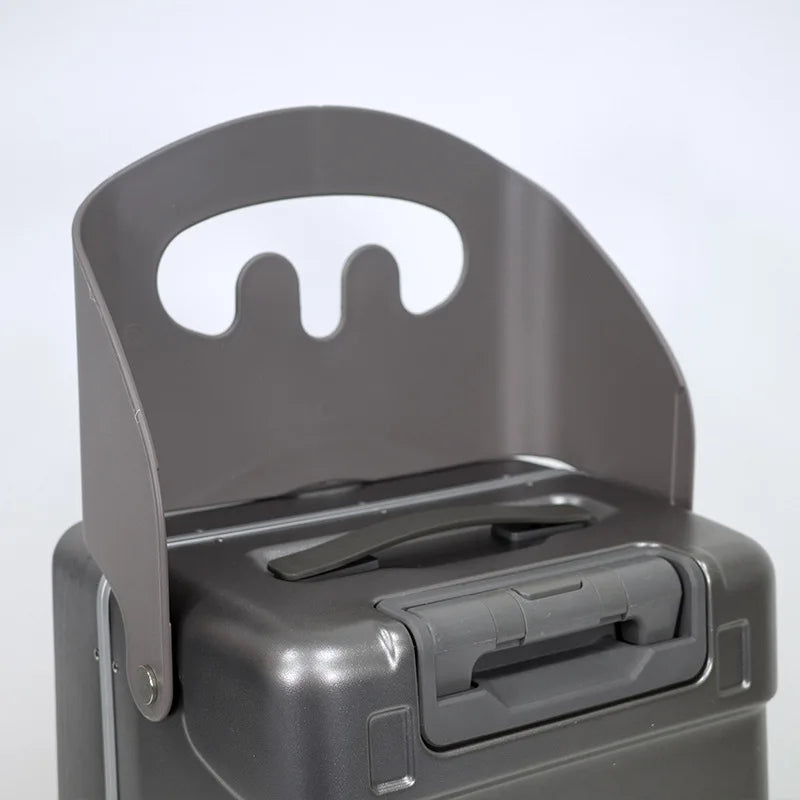 Luggage with seat baby chair