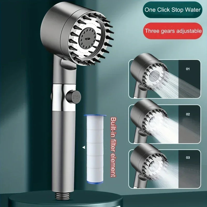 High-pressure spa head