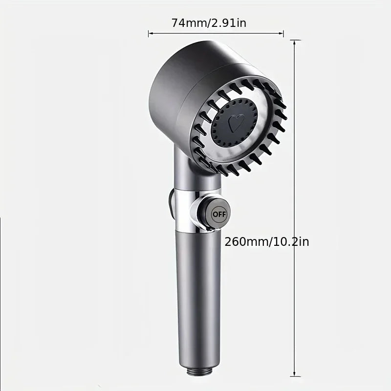 High-pressure spa head