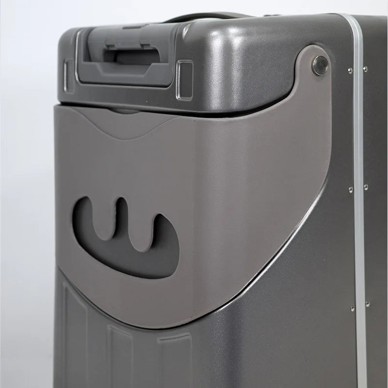 Luggage with seat baby chair